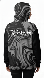 Sweat à capuche unisexe oversize moderne pour l'hiver avec broderie et impression par sublimation intégrale pour les collections streetwear tendance - Product Image 3