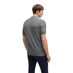 Polo en tricot pour homme de qualité supérieure, manches courtes, respirant, coupe ajustée, décontracté, élégant, collection de vêtements de qualité supérieure - Product Image 4