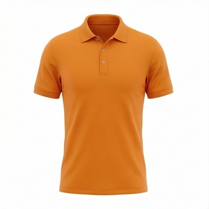 เสื้อโปโลผู้ชายไซส์ใหญ่ ผ้าฝ้ายพรีเมียม ปักโลโก้ตามสั่ง สีพื้น ปรับแต่งสีได้ แขนสั้น ใส่สบายสำหรับฤดูร้อน - Product Image 1