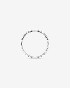 0.04 CTW Lab Grown Diamond Ring 14K White Gold Bezel Set Minimalist Band Fine Jewelry Wholesale OEM ODM Bulk Supplier - Product Image 2