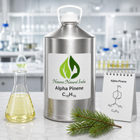 Alpha Pinène 100% Pur, Huile Essentielle Aromatique, Terpène Naturel Liquide C10H16, Pressé à Froid, Vente en Gros, Fourniture en Vrac, Personnalisé