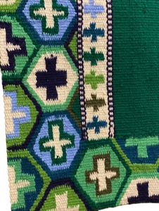 Couverture de selle en laine de Nouvelle-Zélande tissée à la main, tapis d'équitation western pour équipement de cowboy, travaux à la ferme, chevaux de trail, concours et entraînement - Product Image 2