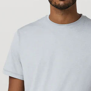 T-shirt pour homme à col rond, haute qualité, vente en gros avec design personnalisé, 100% coton / prix d'usine avantageux, respirant et confortable - Product Image 3