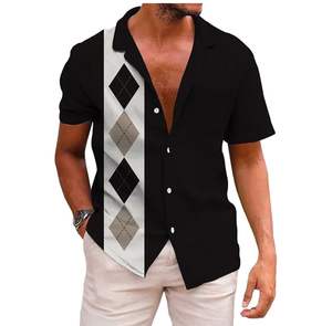 Camiseta Hawaiana para Hombre, Nueva Moda, Precio Razonable OEM, Calidad Premium, Transpirable, Logotipo/Colores Personalizados, Camisetas Masculinas de Última Tendencia - Product Image 6