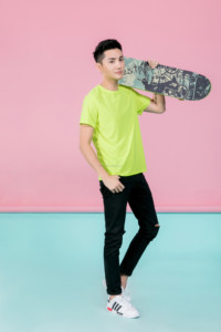 Markdown เสื้อยืด170GSM กีฬาคอกลมแขนสั้นเสื้อยืดสีขาวผ้าตาข่ายแนวสปอร์ตแห้งเร็วสั่งทำได้ - Product Image 3