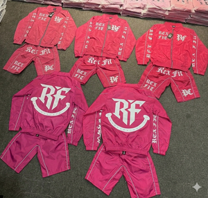 Custom Summer Nylon Polyester Two Piece Jacket Shorts Set Men Streetwear Windbreaker Jogging Suit Short Set for Men - Product Image 6