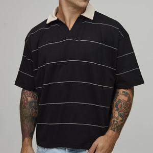 Camisetas polo personalizadas para hombre, de tela de algodón suave, para pedidos de producción de marca privada y con etiquetado personalizado. - Product Image 3