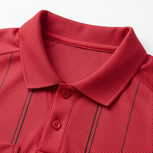 Camiseta de árbitro de fútbol personalizada para hombre, con cuello vuelto, para verano, en grandes cantidades. - Product Image 5