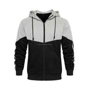 Derniers pantalons à capuche en molleton de coton 100% pour hommes survêtement d'hiver à fermeture éclair respirant pour la course à pied et le jogging logo personnalisé - Product Image 1