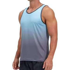Débardeurs de sport personnalisés en coton tricoté 100 % respirant à séchage rapide, imprimés par sublimation intégrale, sans coutures, pour hommes et femmes - Product Image 5