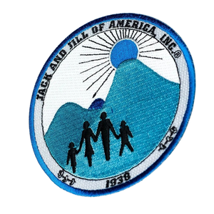 Patch brodé bleu de 4 pouces, à coudre ou à repasser, pour chapeaux, sacs à dos, uniformes, vêtements, emblème décoratif - Product Image 3
