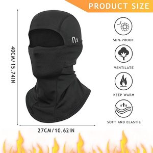 Wholesale Full Face Cover Fleece Winter Hats Outdoor Motorcycle <b>Ski</b> Masks Balaclava Custom Character Style Common Fabric - Product Image 3