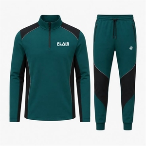 Men’s Regular <b>Size</b> Polyester Fleece Tracksuit <b>Set</b> – Premium Streetwear Hoodie & <b>Jogger</b> <b>Set</b> - Product Image 5