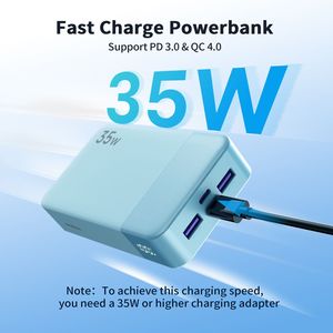 แบตสำรองพกพาขนาดบาง 35W 20000mAh ลิเธียมโพลิเมอร์ สำหรับโทรศัพท์มือถือ - Product Image 2