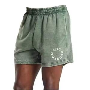 Pantalones Cortos Deportivos para Hombre, Personalizados, de Spandex/Poliéster, Estilo Urbano, Cintura Elástica, Transpirables y Ecológicos - Product Image 1