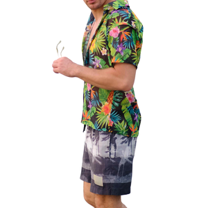 Chemise décontractée pour homme à manches longues, coupe classique, 100% coton, respirante, légère, pour la plage, les vacances, l'été - Product Image 3