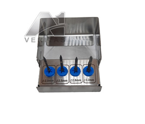 High Quality A-1 VERITAS Dental Implant Long Lance <b>Pilot</b> Drills Set Black Plasma Coated Implant Surgery Instruments for Sale - Product Image 2