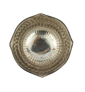 Bol sur piédestal vintage plaqué argent avec poignées en forme de tête de lion, décoratif, pour punch aux fruits, centre de table, décoration intérieure - Product Image 4