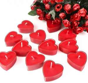 Velas Aromáticas de Cera de Soya en Forma de Corazón Rojo Romántico |   Decoración Ecológica Hecha a Mano para el Día de San Valentín y Aniversarios - Product Image 3