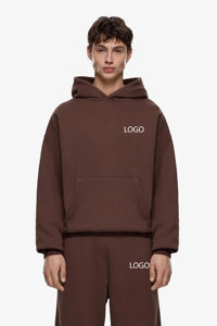 Chándal con Capucha Extra Grande para Hombre, Hecho a Medida, Transpirable, de Secado Rápido, Estampado, Ecológico, Resistente al Viento, Reversible, Grueso, para Invierno - Product Image 4