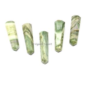 7 Chakras Bonded Crystal Chakra Puntos de lápiz de doble terminación; Para la venta Punto de lápiz de cristal de 7 Chakras de alta calidad - Product Image 5