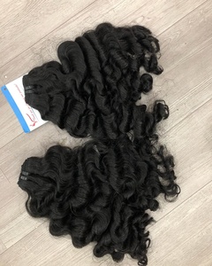 Cheveux vietnamiens Cheveux bouclés birmans Extensions de cheveux humains alignés sur les cuticules Restauration Offre Spéciale Cheveux Usine du Vietnam - Product Image 4