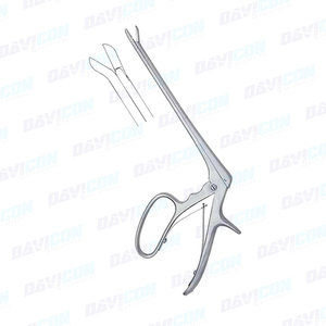 Poinçons chirurgicaux orl coudés vers le bas en acier inoxydable de haute qualité | Entreprises DAVICON - Product Image 2