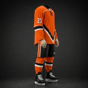 Ice Hockey Uniform Premium <b>Athletic</b> Wear Built With Soft Breathable Material And Reinforced Stitching For Long Lasting - Product Image 3