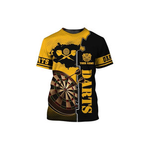 Maillot de sport décontracté personnalisé avec nom et nom d'équipe, écologique, grande taille, pour le golf et le jeu de fléchettes, style unique, vente en gros - Product Image 2