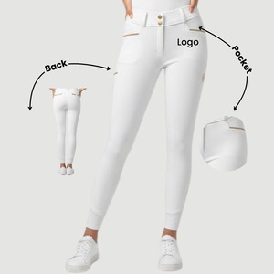 Max Breaches Factory Wholesale Women's Full Seat Breeches |   Pantalon d'équitation antidérapant en silicone, performance de luxe - Product Image 5