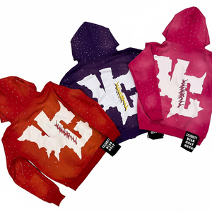 Sudadera con capucha personalizada de 400 g/m² para hombre, estilo boxy, de peso pesado, con efecto desgastado por el sol, lavado ácido, pedrería, oversize, hombros caídos, con cremallera y efecto desgastado, en varios colores. - Product Image 2