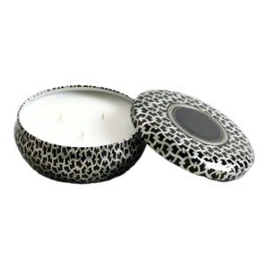Bougie en étain Offre Spéciale avec couvercle personnalisation disponible au meilleur prix - Product Image 1