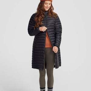 Chaqueta Acolchada con Logotipo Personalizado, Chaqueta de Invierno para Mujer, Abrigo Acolchado con Burbujas para Exteriores, Casual, Resistente al Viento, Impermeable, Cálido, Grueso y Largo - Product Image 6