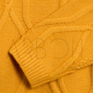 Pulls classiques vintage à manches longues pour hommes, style fait main, jaune moutarde, col rond doux, tricot épais de haute qualité, pour l'hiver - Product Image 4