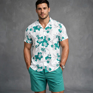 2026 Wholesale Summer Men's Casual Shorts <b>Set</b> Plain Color Solid 100% Cotton Jersey Quick Dry Knitted Customized Logo <b>Twin</b> <b>Set</b> - Product Image 1