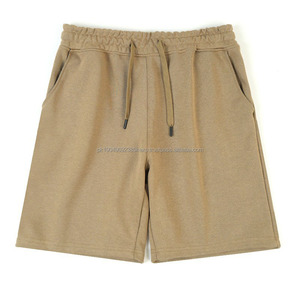 OEM logotipo personalizado bordado Diseño impreso transpirable 250g verano pesado deportes casual pantalones cortos medio sólido patrón suelto calle - Product Image 4