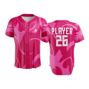 Camisetas de Béisbol Personalizadas para Mujer, Tallas Grandes, 100% Poliéster, Transpirables, de Secado Rápido, Manga Corta, para Equipos Universitarios - Product Image 3