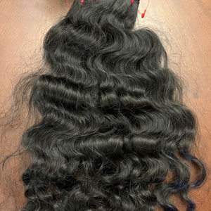 Cheveux Humains Indiens Vierges Bouclés Naturels 10A 12A 15A, Lots de Mèches Double Trame Cousues à la Machine, Toutes Couleurs, 100g, Personnalisables, Qualité Supérieure, Vente en Gros - Product Image 2