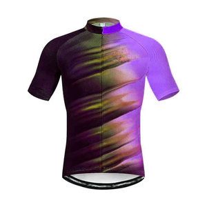 Maillot de Ciclismo de Manga Corta, Tejido de Poliéster, Control de Humedad y Ajuste Cómodo para Ciclismo Diario y de Larga Distancia - Product Image 6