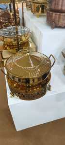 Recipiente para Calentar Comida Dorado Estilo Palacio Real - Product Image 4