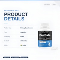 Capsules pour la santé de la prostate des hommes avec des ingrédients à base de plantes et nutritionnels