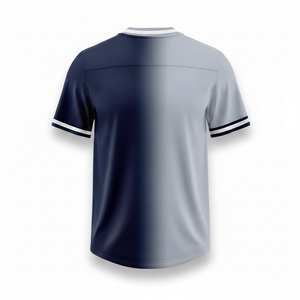 Camisetas de Béisbol Personalizadas de Alta Calidad con Cuello en V, Forma de Abanico, Transpirables, Tallas Grandes, Impresión por Transferencia de Calor, 100% Poliéster - Product Image 2