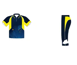 수출 품질 클럽 크리켓 유니폼 파키스탄 제조 고품질 유니폼
