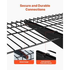 Scaffalatura a 3 livelli in acciaio resistente per garage, montaggio a parete, 0,9 x 3 piedi, 11 x 36 pollici per ripiano, scaffalatura galleggiante 11 x 36 pollici per ripiano - Product Image 4