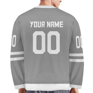 Camiseta de Hockey sobre Hielo para Prácticas Deportivas, Sublimada, con Nombre y Número del Equipo, Diseño Personalizado, Camisetas Deportivas Resistentes - Product Image 3