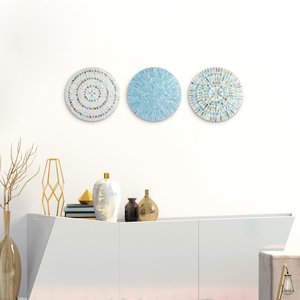Adornos de pared de nácar, combo al precio más bajo, decoración del hogar con diseño original, plato artístico con incrustaciones de conchas. - Product Image 2