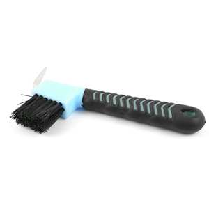 Limpiador de pezuñas de caballo con cepillo y raspador, muy resistente, para el cuidado y limpieza de pezuñas. - Product Image 4