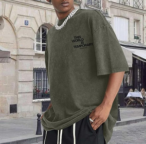 Camiseta vintage lavada, camiseta oversize, camiseta con lavado ácido, camiseta con gráfico, camiseta con tipografía, camiseta con estampado de frases, camiseta motivacional - Product Image 4