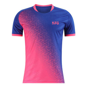 Camiseta de fútbol OEM ODM de bajo precio para hombre, ligera, con estampado por sublimación personalizado para equipos, clubes y ropa deportiva. - Product Image 1