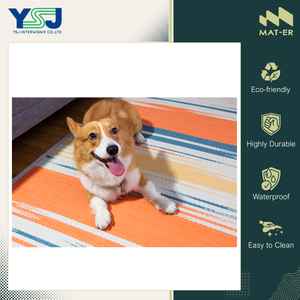 Tapis pliables anti-plis de qualité supérieure, design unique, origine Thaïlande, export, 100 % polypropylène, tapis / carpettes en plastique - Product Image 5